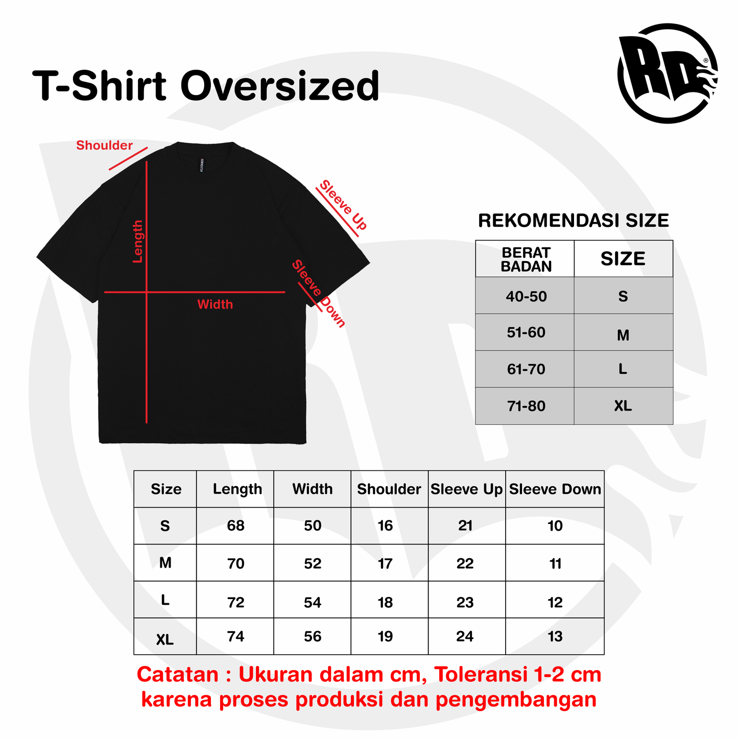 Rown Division X Gabriel Prince T-Shirt Oversize Shaka Black